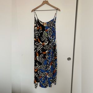 NWT Farm Rio toucan mix print wrap dress size XL